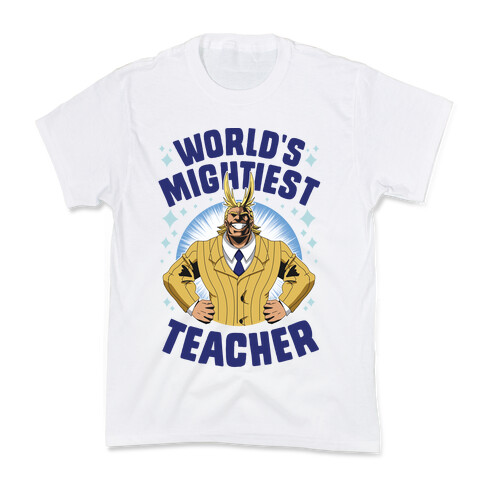 World's Mightiest Teacher Kids T-Shirt