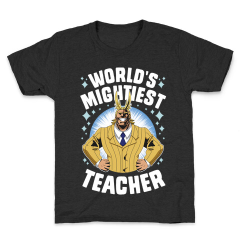 World's Mightiest Teacher Kids T-Shirt