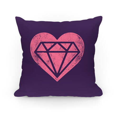 Diamond Heart Pillow