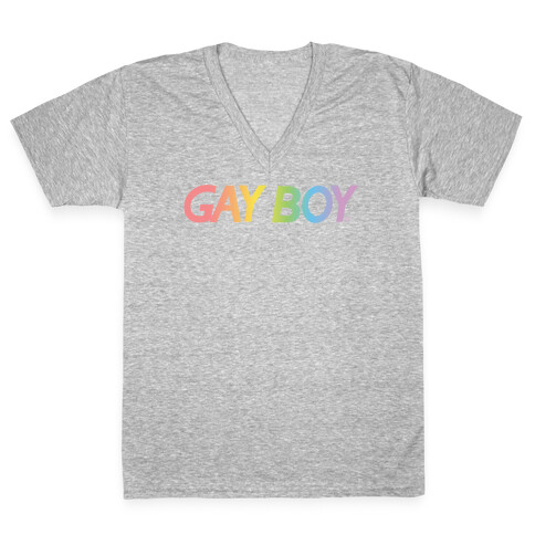 GayBoy Gameboy Parody V-Neck Tee Shirt