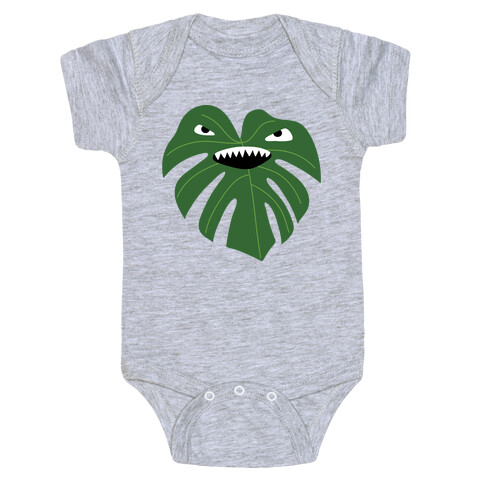 Monstera Leaf Monster Baby One-Piece