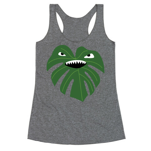 Monstera Leaf Monster Racerback Tank Top