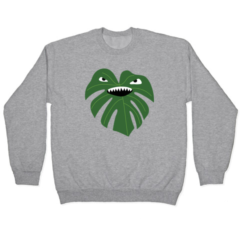 Monstera Leaf Monster Pullover