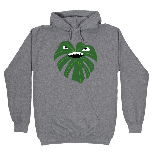 Monstera Leaf Monster Hooded Sweatshirt