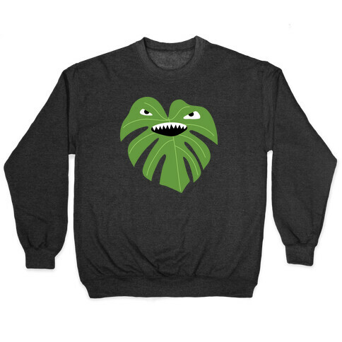 Monstera Leaf Monster Pullover