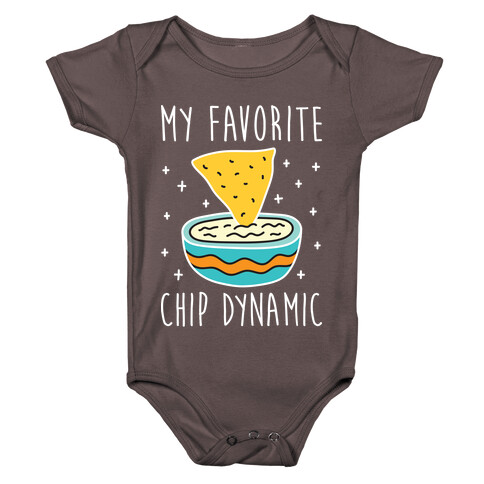 My Favorite Chip Dynamic (Chips & Queso) Baby One-Piece