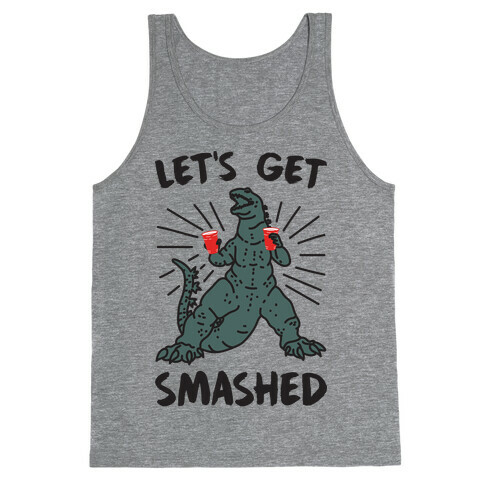 Let's Get Smashed Party Kaiju Tank Top
