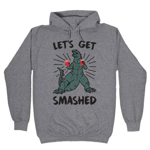 Let's Get Smashed Party Kaiju Hooded Sweatshirt
