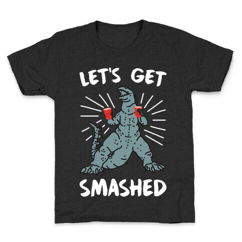 Let's Get Smashed Party Kaiju Kids T-Shirt