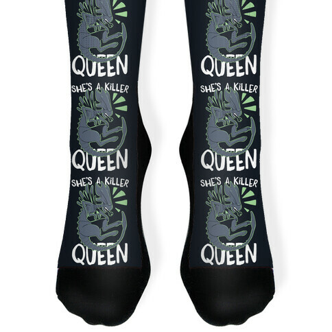 She's a Killer Queen - Xenomorph Queen Sock