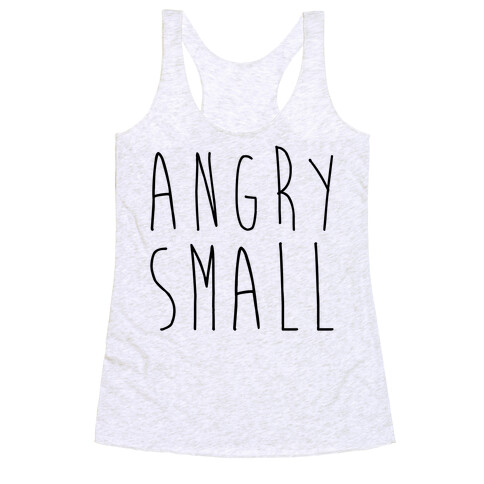 Angry Small (1 of 2 pair) Racerback Tank Top