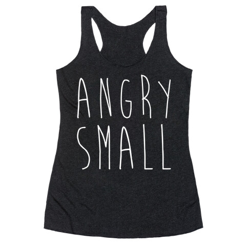 Angry Small (1 of 2 pair) Racerback Tank Top