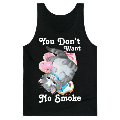 You Don't Want No Smoke Vintage Kitten Tank Top