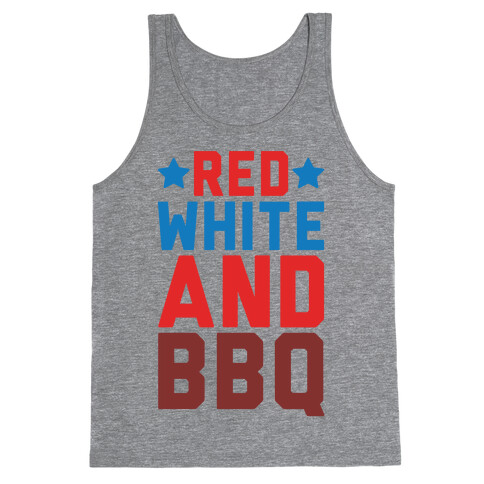 Red White And BBQ Tank Top
