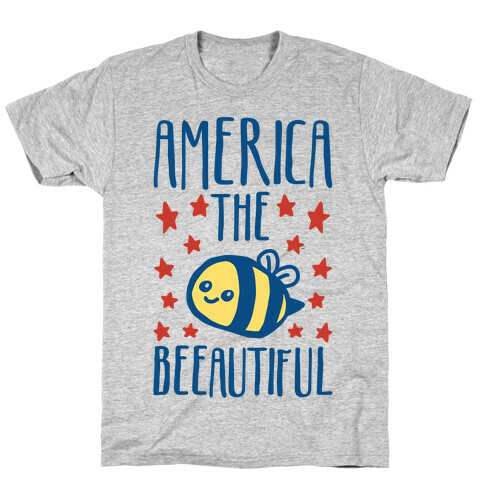 America The Beeautiful Bumble Bee 'Merica Parody T-Shirt