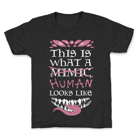 This Is What A Human Looks like Kids T-Shirt