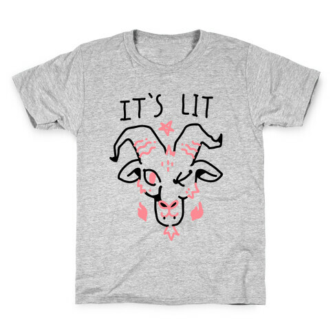 It's Lit Satan Kids T-Shirt