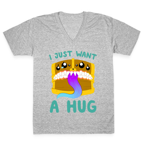 I Just Want A Hug V-Neck Tee Shirt