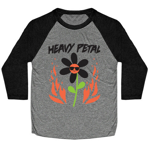 Heavy Petal Flower Baseball Tee