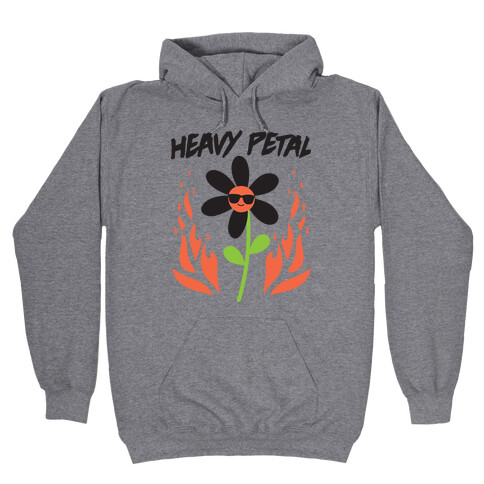 Heavy Petal Flower Hooded Sweatshirt