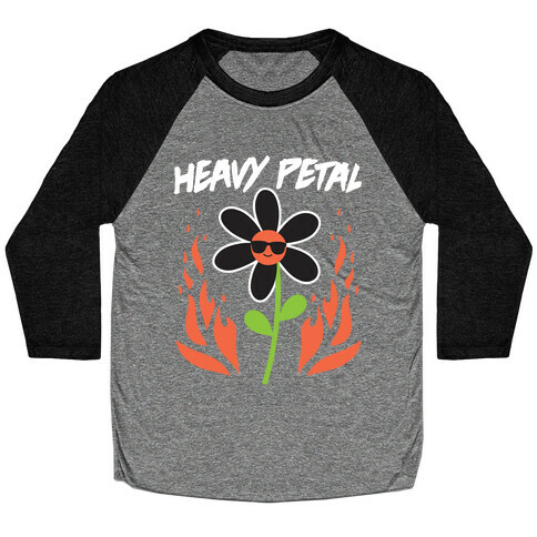 Heavy Petal Flower Baseball Tee