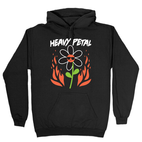 Heavy Petal Flower Hooded Sweatshirt