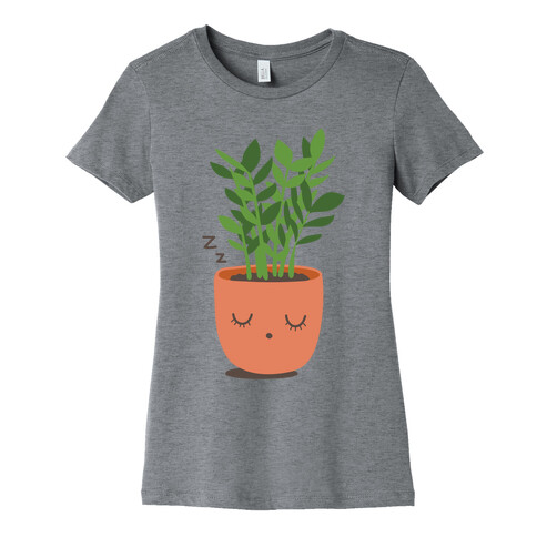 Sleepy ZZ Plant Womens T-Shirt