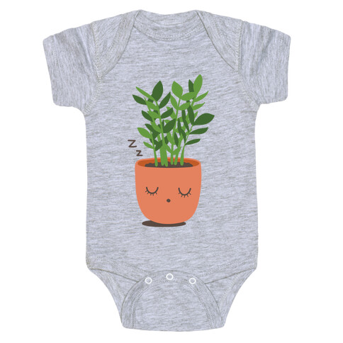 Sleepy ZZ Plant Baby One-Piece