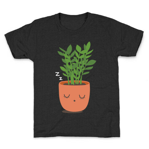 Sleepy ZZ Plant Kids T-Shirt