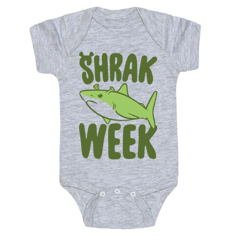 Shrak Week Shrek Shark Week Parody Baby One-Piece