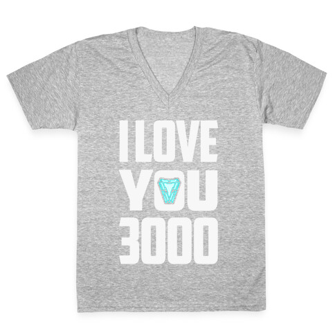 I Love You 3000 V-Neck Tee Shirt