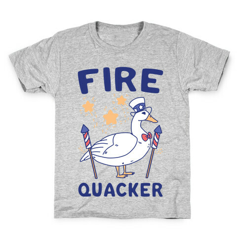 Fire Quacker  Kids T-Shirt