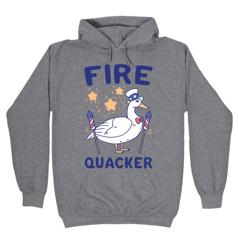 Fire Quacker  Hooded Sweatshirt