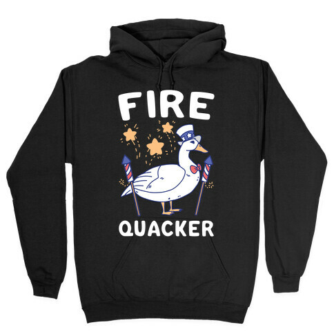 Fire Quacker  Hooded Sweatshirt
