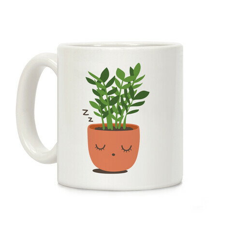 Sleepy ZZ Plant Coffee Mug