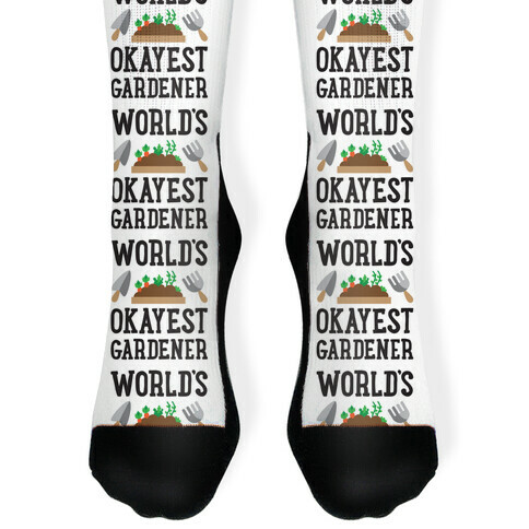 World's Okayest Gardener Sock