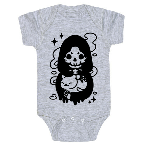 Death and Kitty Baby One-Piece