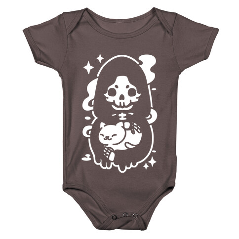 Death and Kitty Baby One-Piece