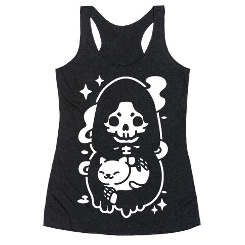 Death and Kitty Racerback Tank Top