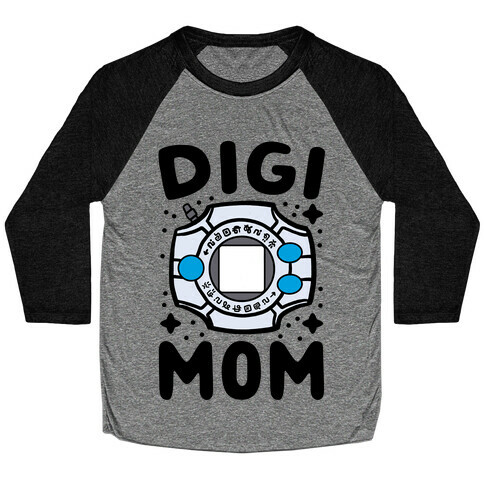 Digi Mom  Baseball Tee