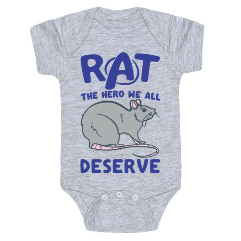 Rat the Hero We All Deserve Parody Baby One-Piece