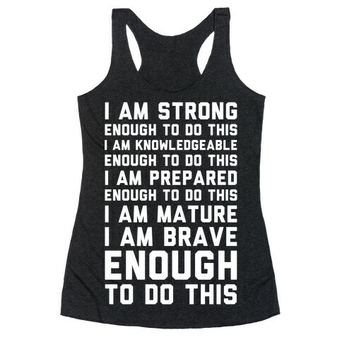 I am Enough To Do This AOC Speach Racerback Tank Top