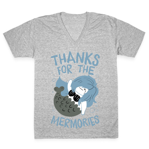 Thanks For the Mermories V-Neck Tee Shirt