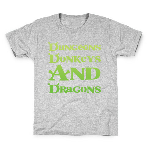 Dungeons, Donkeys and Dragons Kids T-Shirt