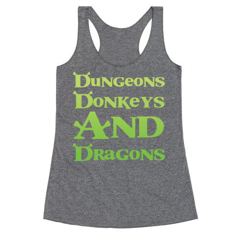 Dungeons, Donkeys and Dragons Racerback Tank Top