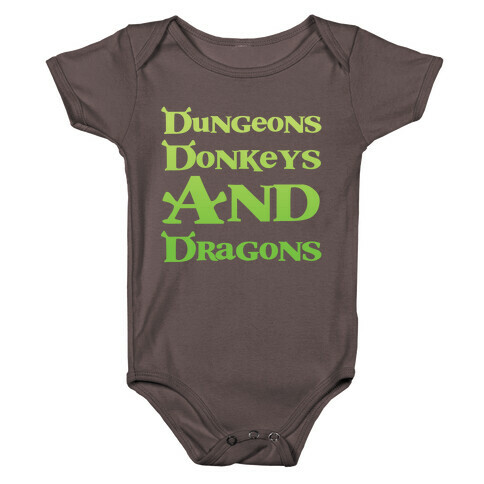 Dungeons, Donkeys and Dragons Baby One-Piece