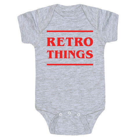 Retro Things Baby One-Piece