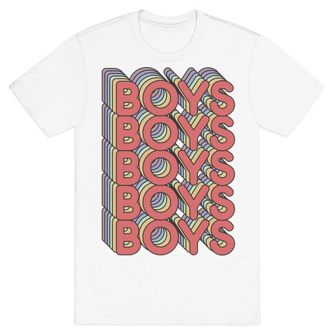 Boys Retro Rainbow  T-Shirt