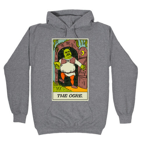 The Ogre Tarot Card Hooded Sweatshirt