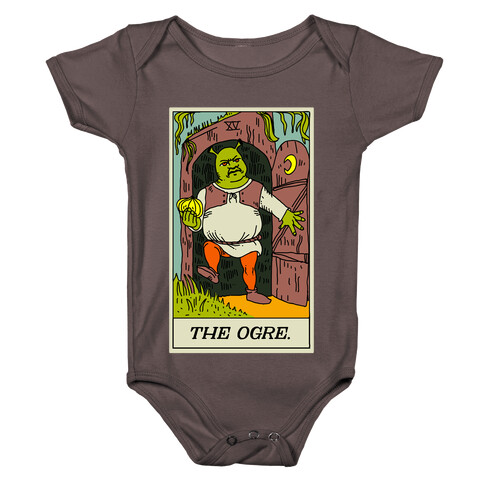 The Ogre Tarot Card Baby One-Piece